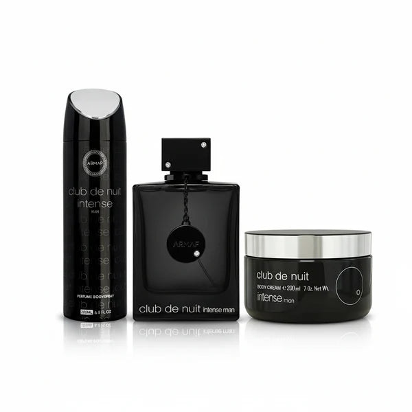 Club De Nuit Intense 100ml + Pasta Corporal 200g + Spray Corporal 200ml